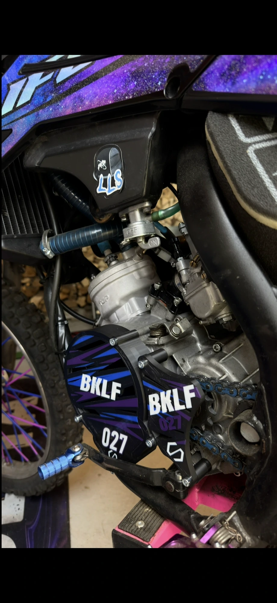 Copri carter AM6 Full-custom montato — dopo