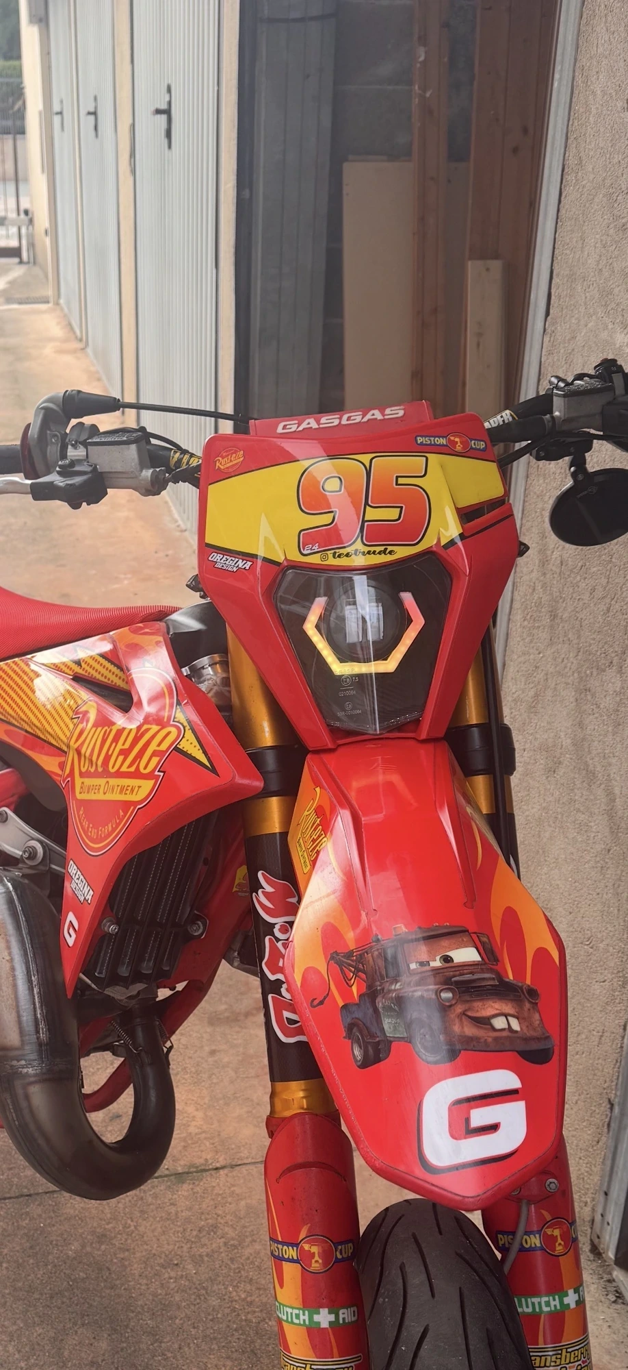 Angel eyes RGB — componente moto stampato in 3D zero.forge